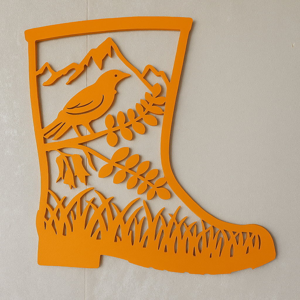 Gumboot Kiwiana - Laser Wood Designs