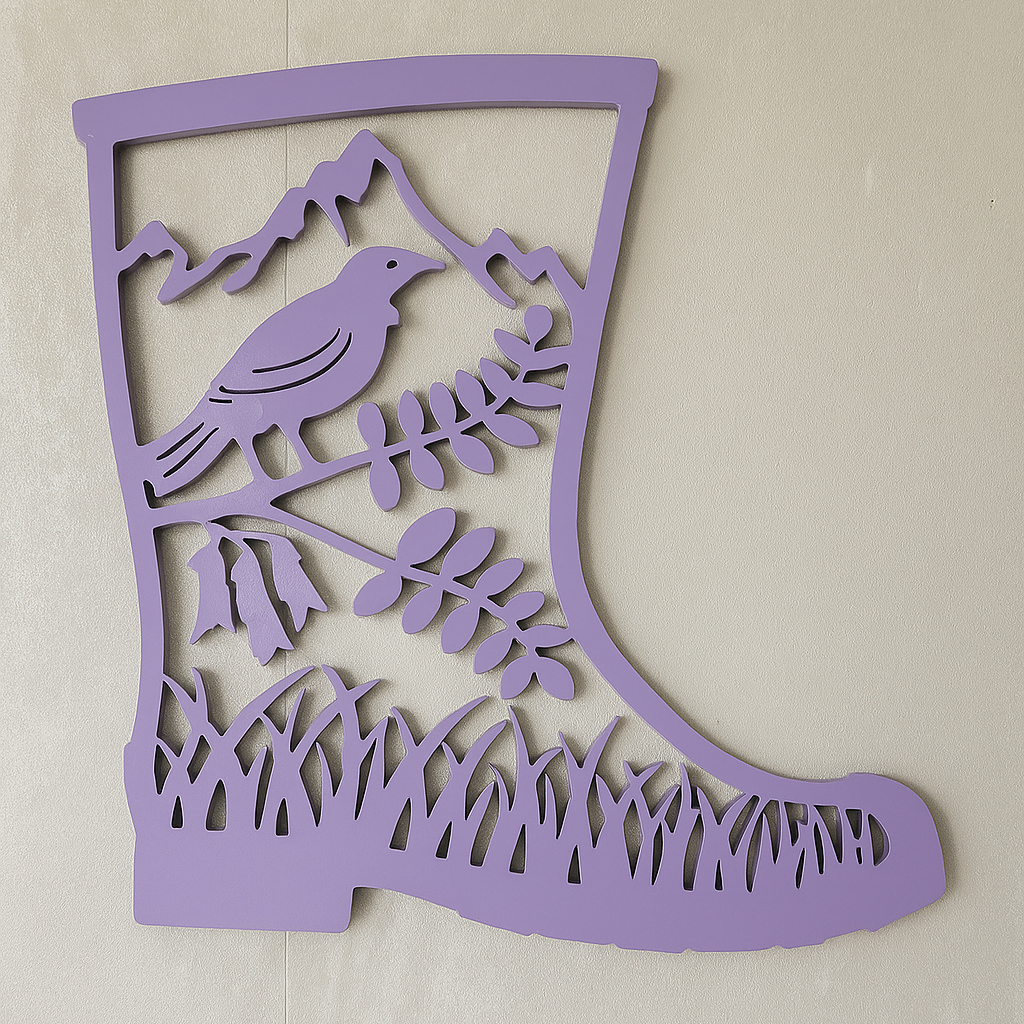 Gumboot Kiwiana - Laser Wood Designs