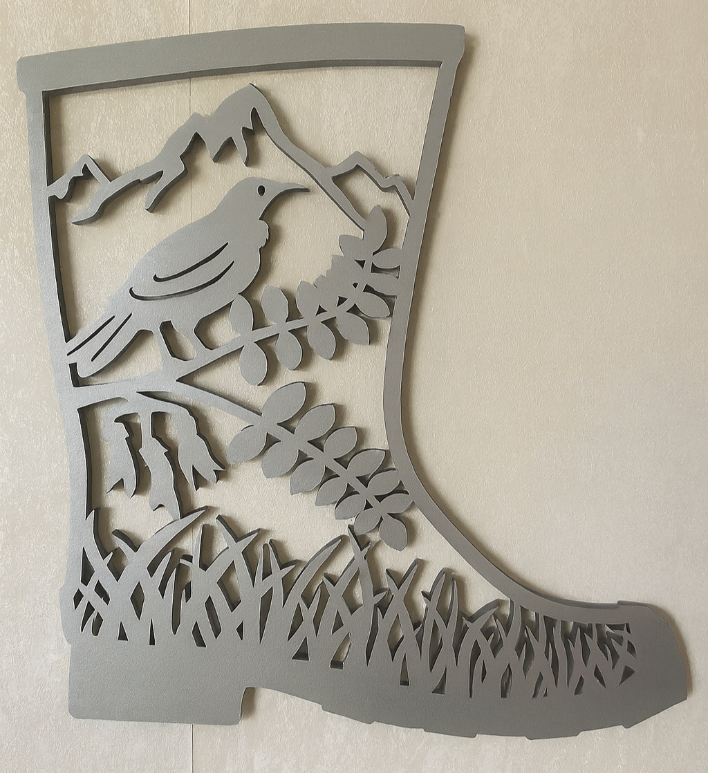 Gumboot Kiwiana - Laser Wood Designs