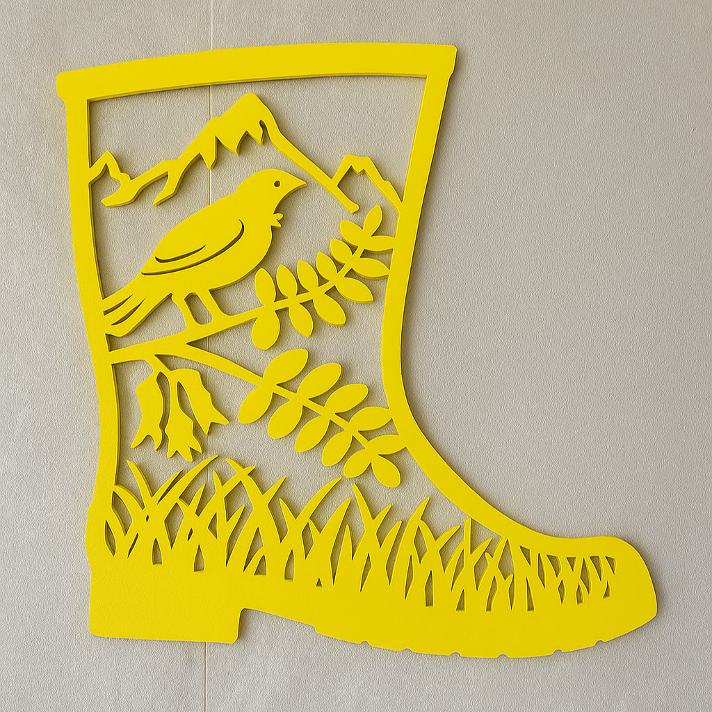 Gumboot Kiwiana - Laser Wood Designs