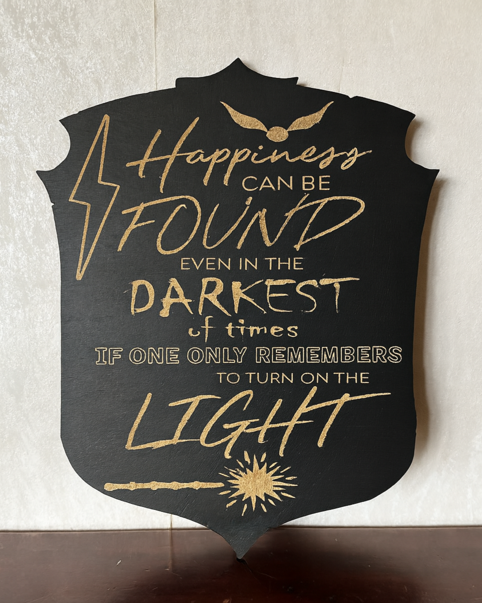 Happiness can be Found - Laser Wood Designs