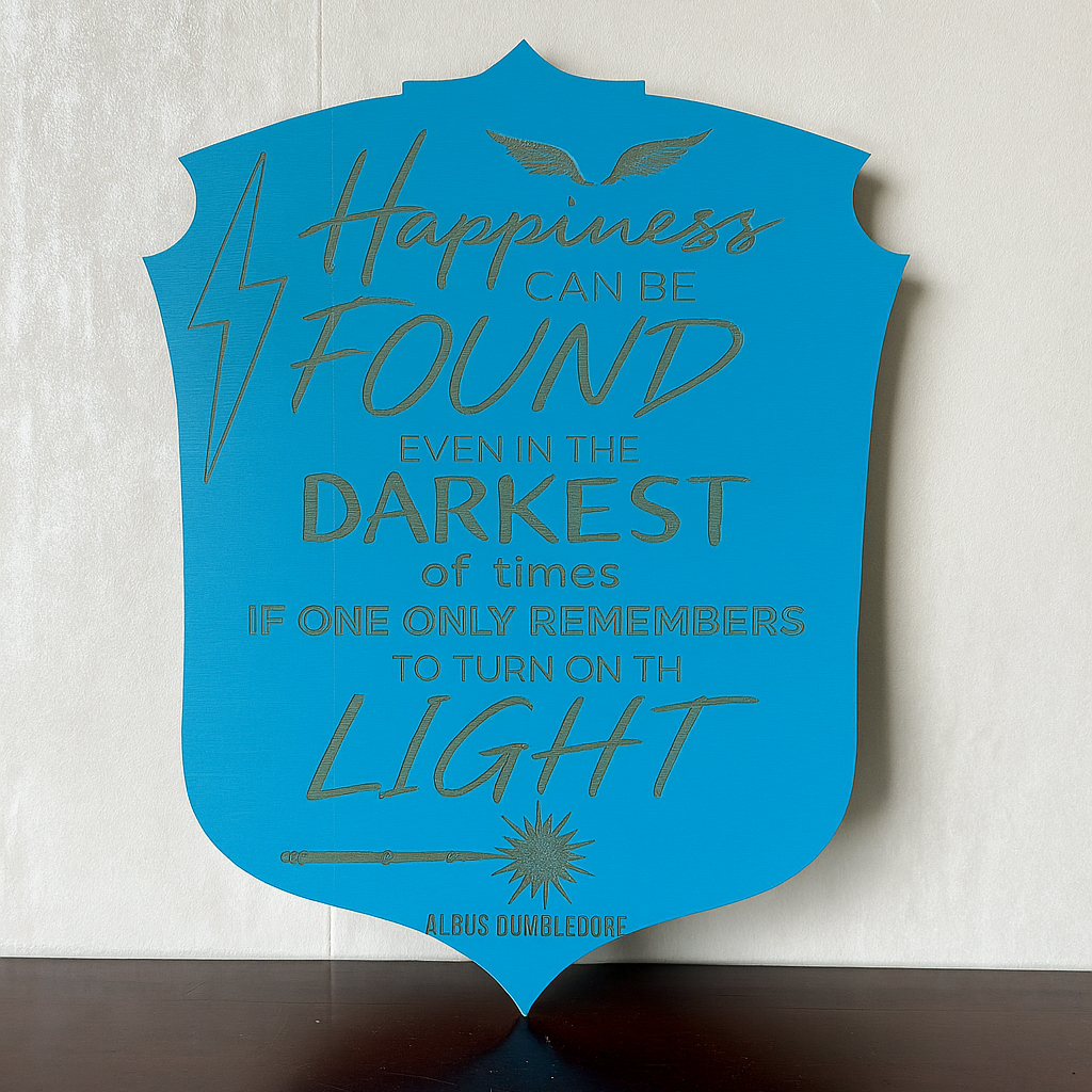 Happiness can be Found - Laser Wood Designs