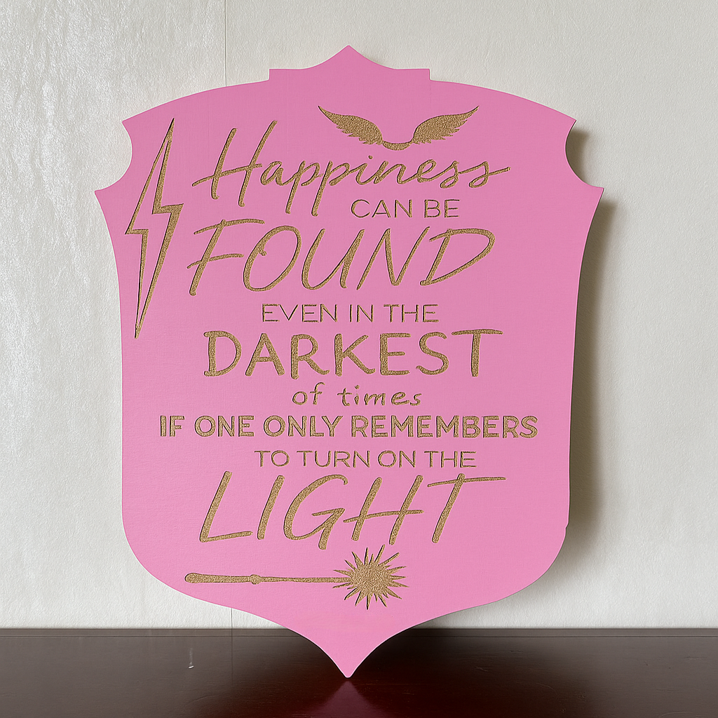 Happiness can be Found - Laser Wood Designs