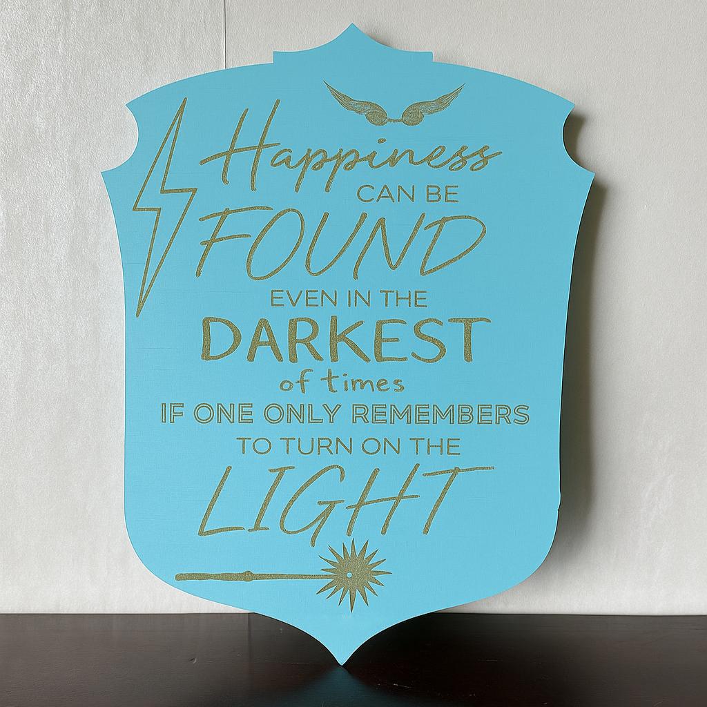 Happiness can be Found - Laser Wood Designs