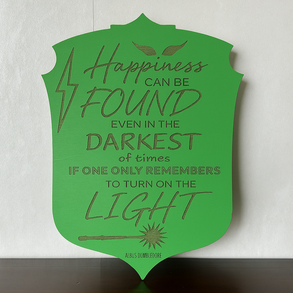Happiness can be Found - Laser Wood Designs