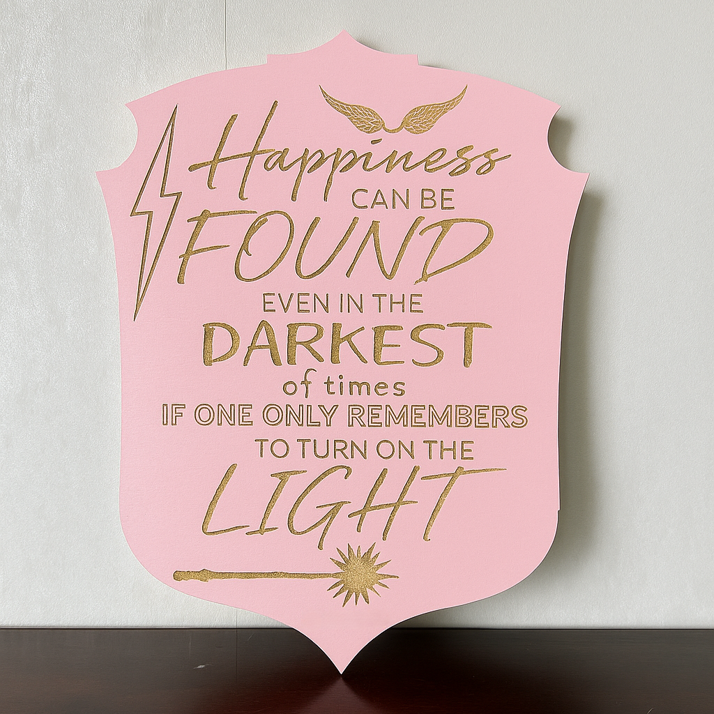 Happiness can be Found - Laser Wood Designs