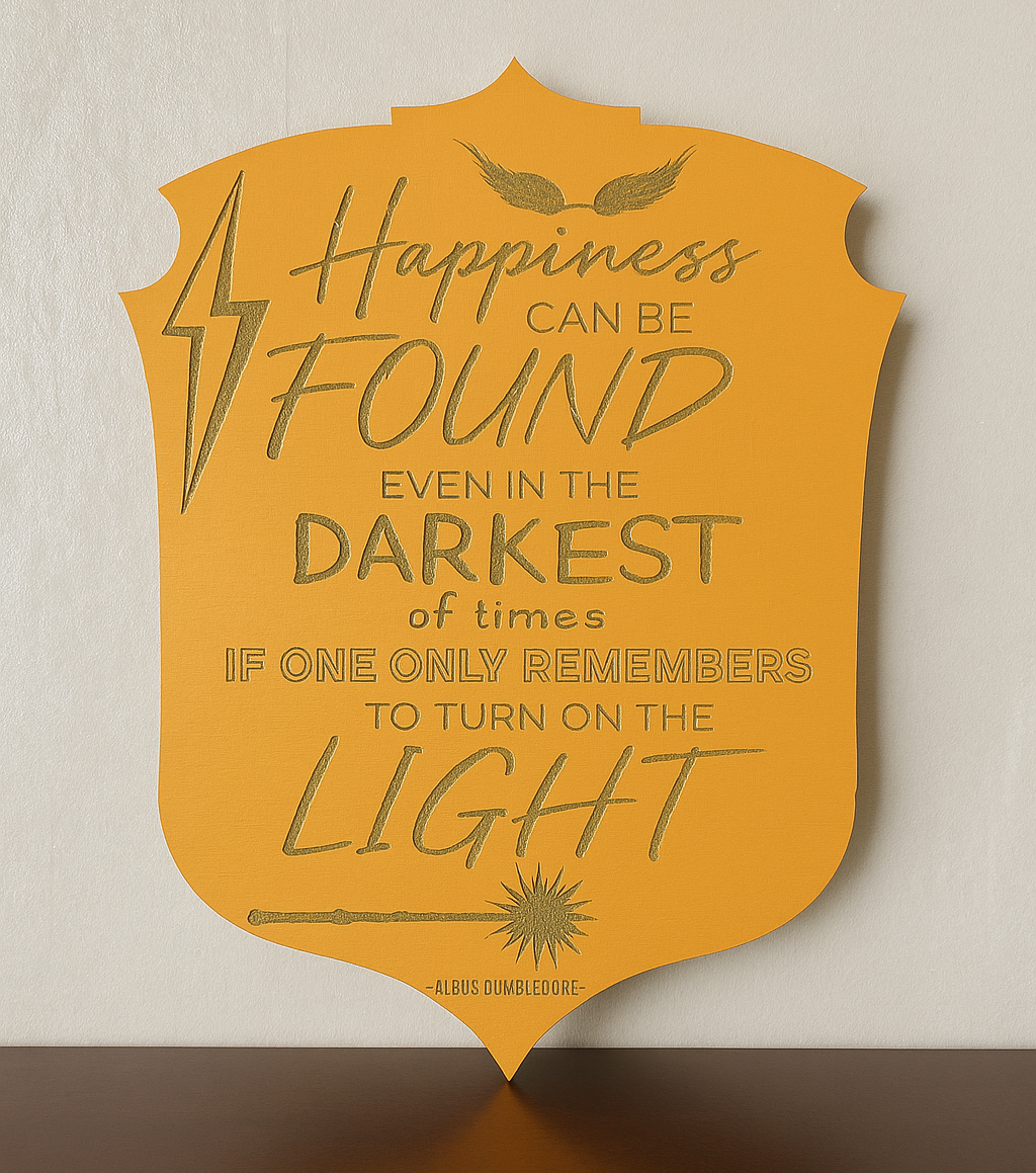 Happiness can be Found - Laser Wood Designs