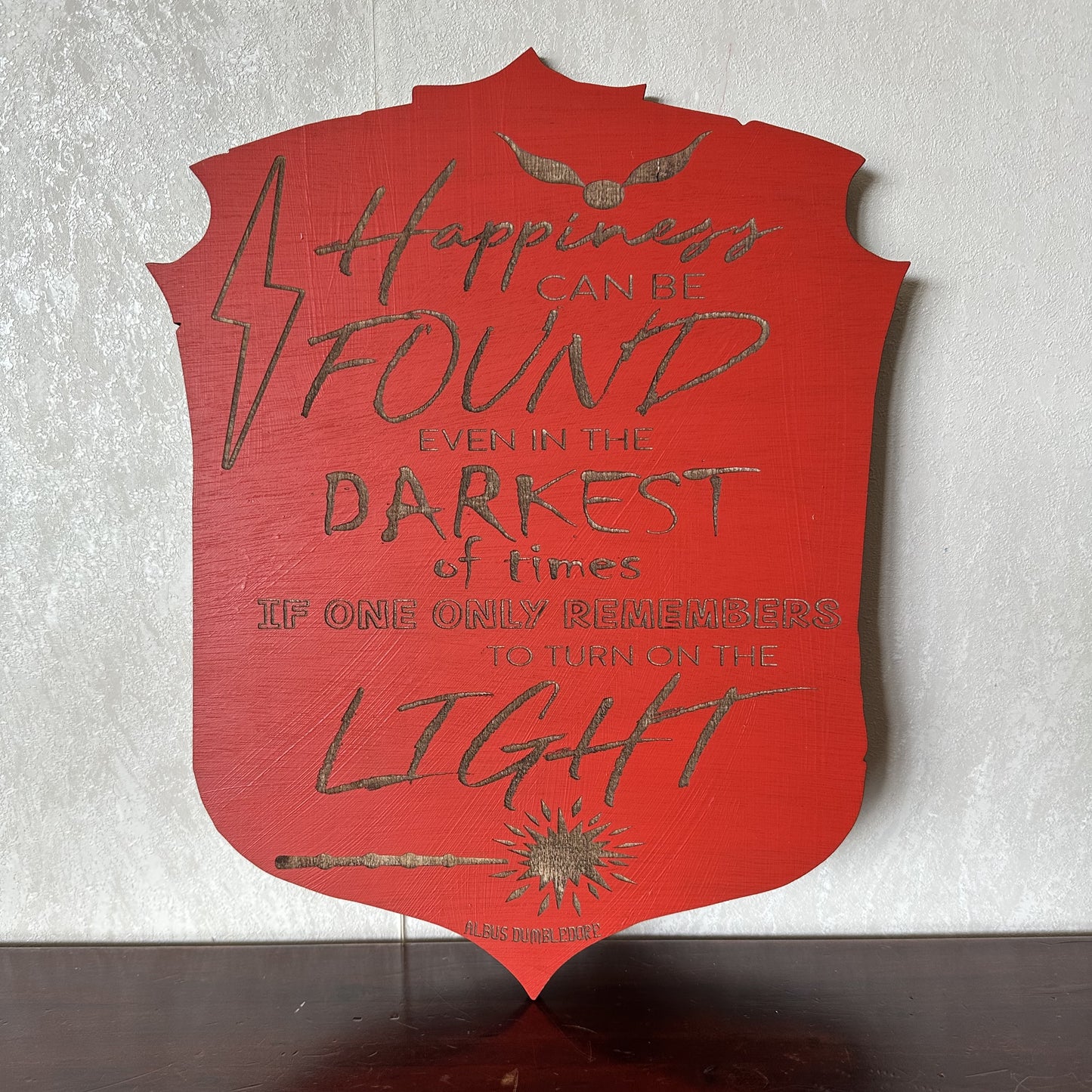 Happiness can be Found - Laser Wood Designs