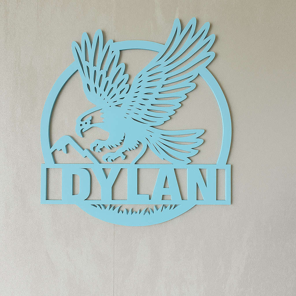 Eagle Design Name - Laser Wood Designs