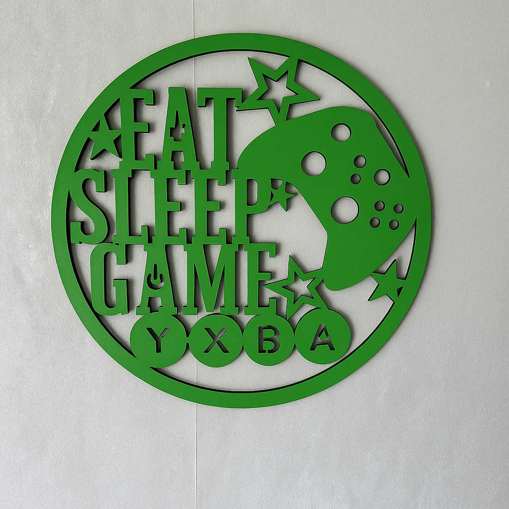 Eat Sleep Game - Laser Wood Designs