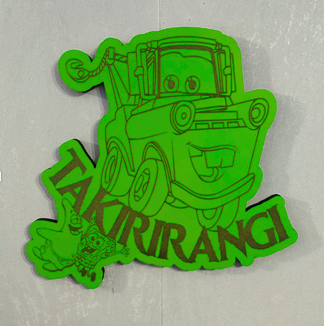 Tow Truck Name - Laser Wood Designs