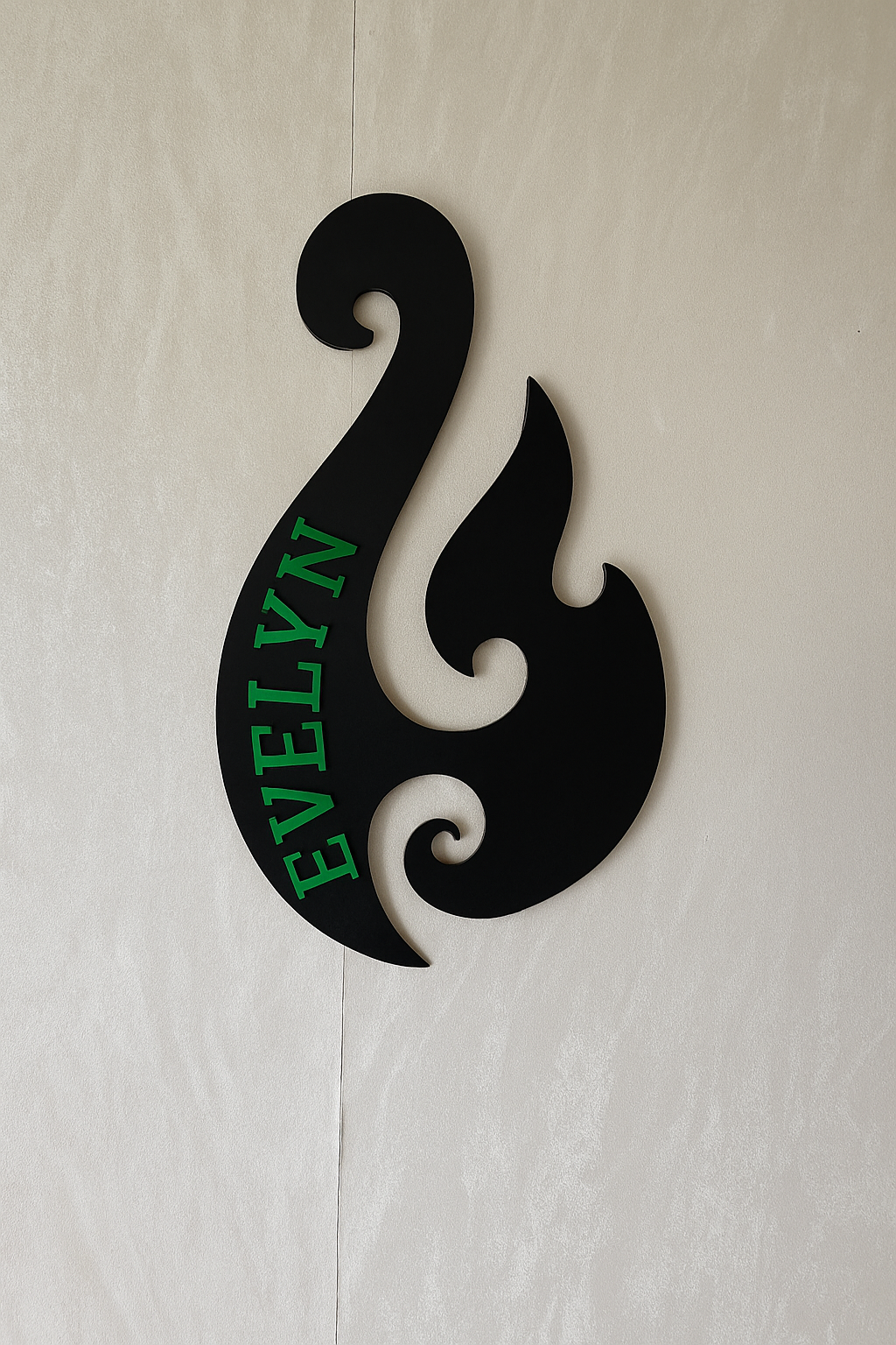 Maori Hook Design - Laser Wood Designs