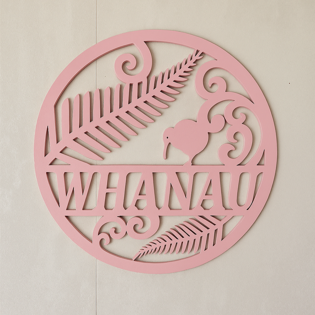 Whanau Wall Art - Laser Wood Designs
