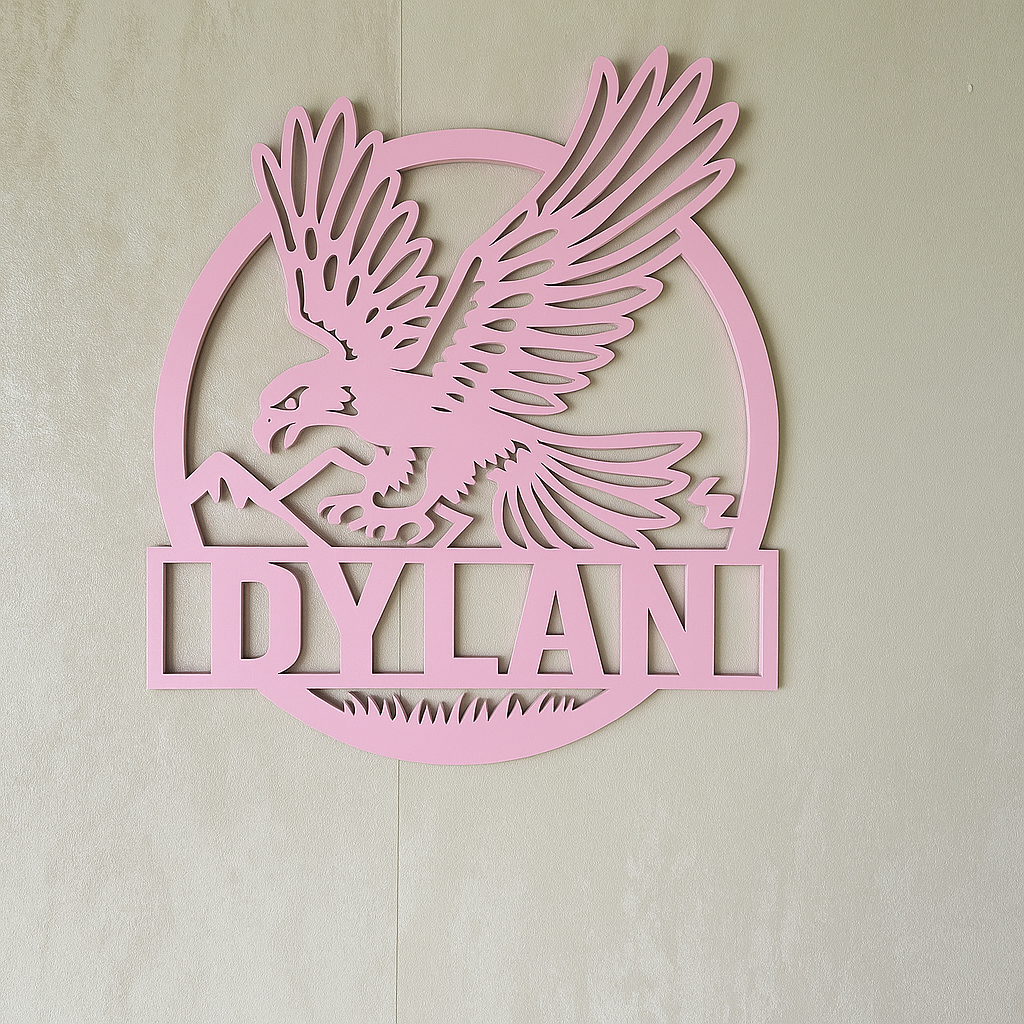 Eagle Design Name - Laser Wood Designs