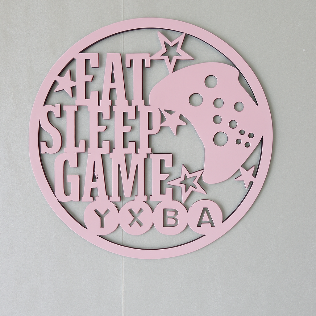Eat Sleep Game - Laser Wood Designs