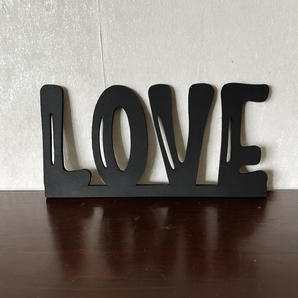 LOVE Sign - Laser Wood Designs