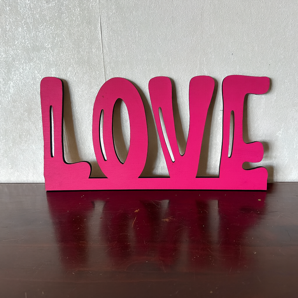 LOVE Sign - Laser Wood Designs