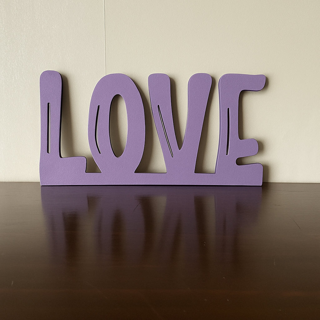LOVE Sign - Laser Wood Designs