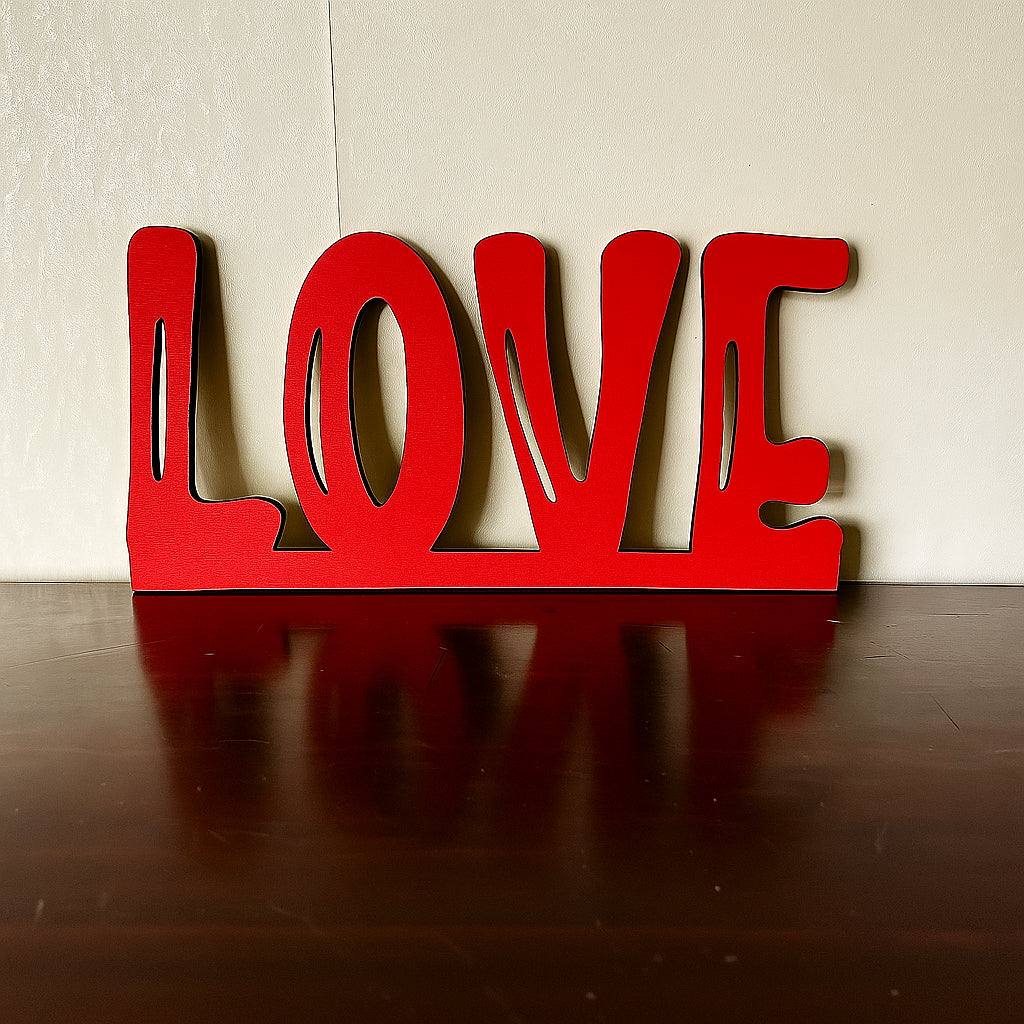 LOVE Sign - Laser Wood Designs