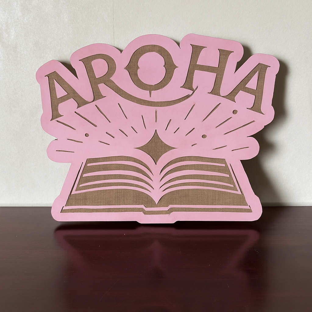 Open Book Name Plaque - Laser Wood Designs