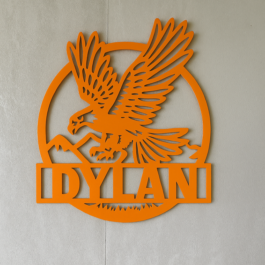Eagle Design Name - Laser Wood Designs
