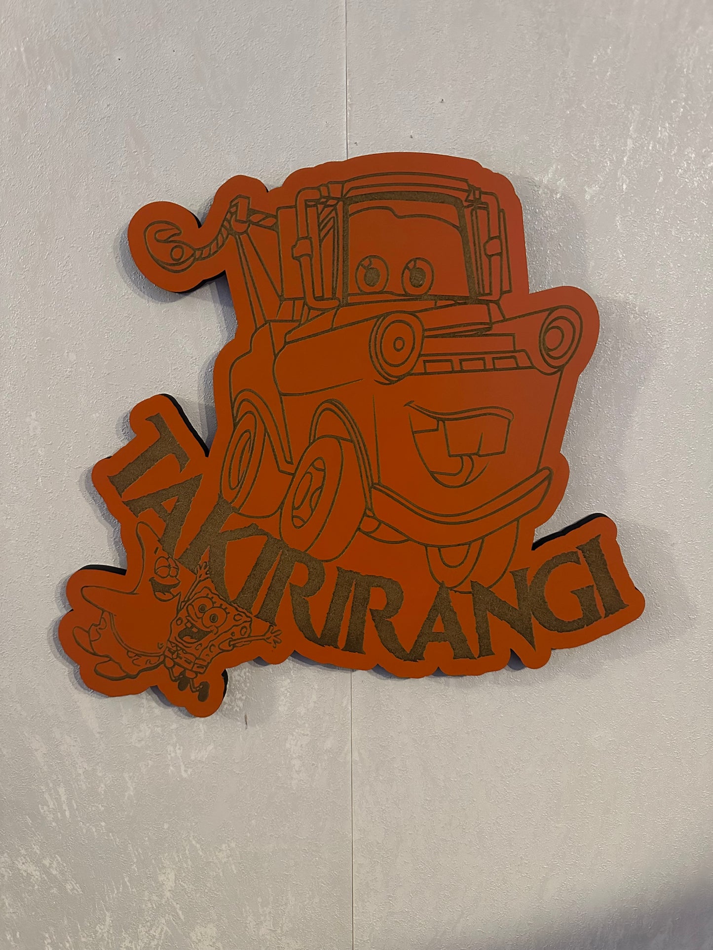 Tow Truck Name - Laser Wood Designs