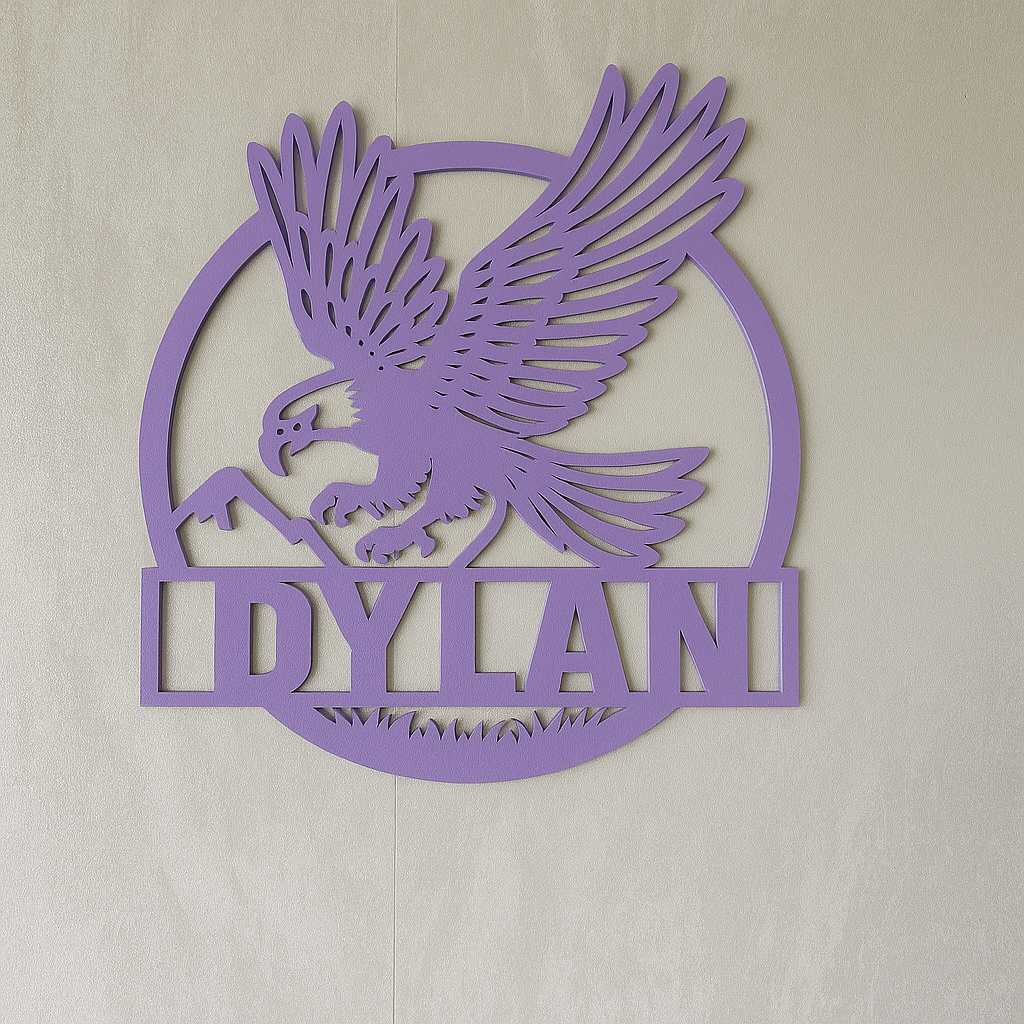 Eagle Design Name - Laser Wood Designs