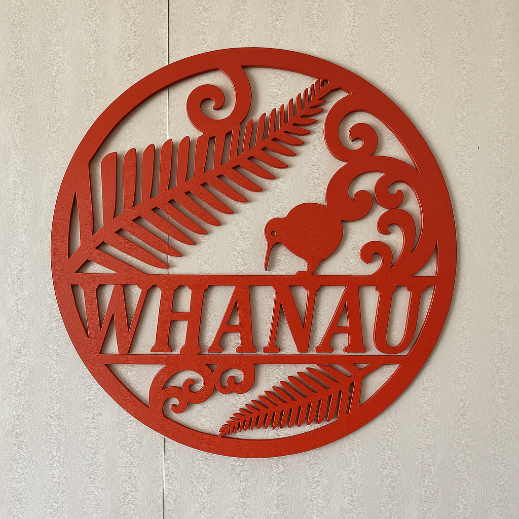Whanau Wall Art - Laser Wood Designs