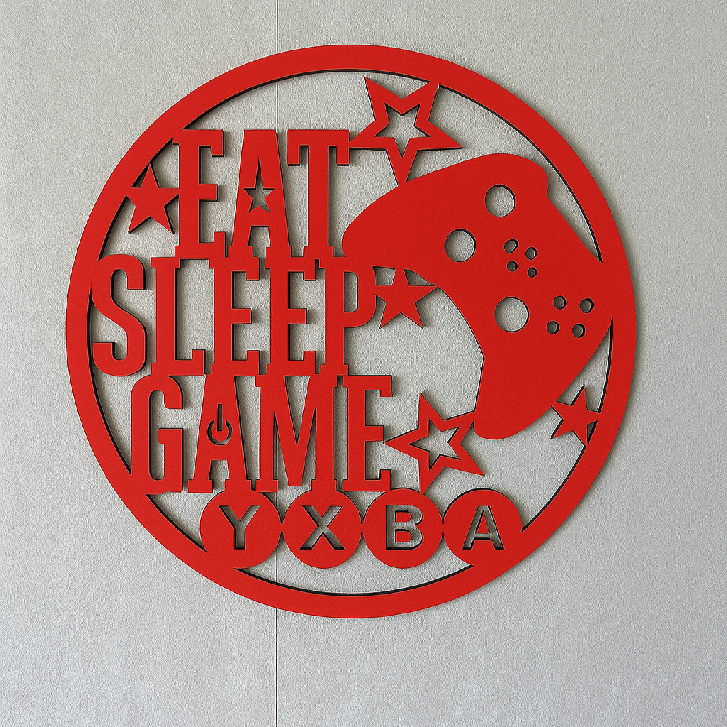 Eat Sleep Game - Laser Wood Designs