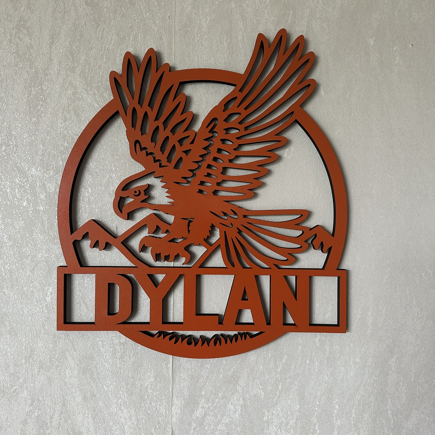 Eagle Design Name - Laser Wood Designs