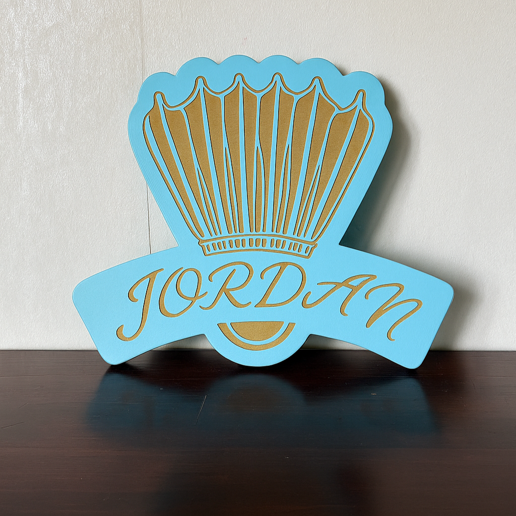 Badminton Name Plaque - Laser Wood Designs