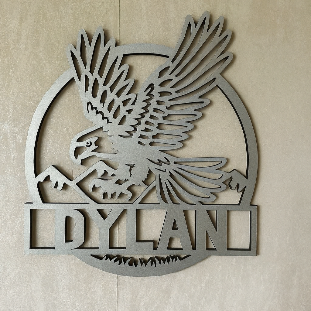 Eagle Design Name - Laser Wood Designs