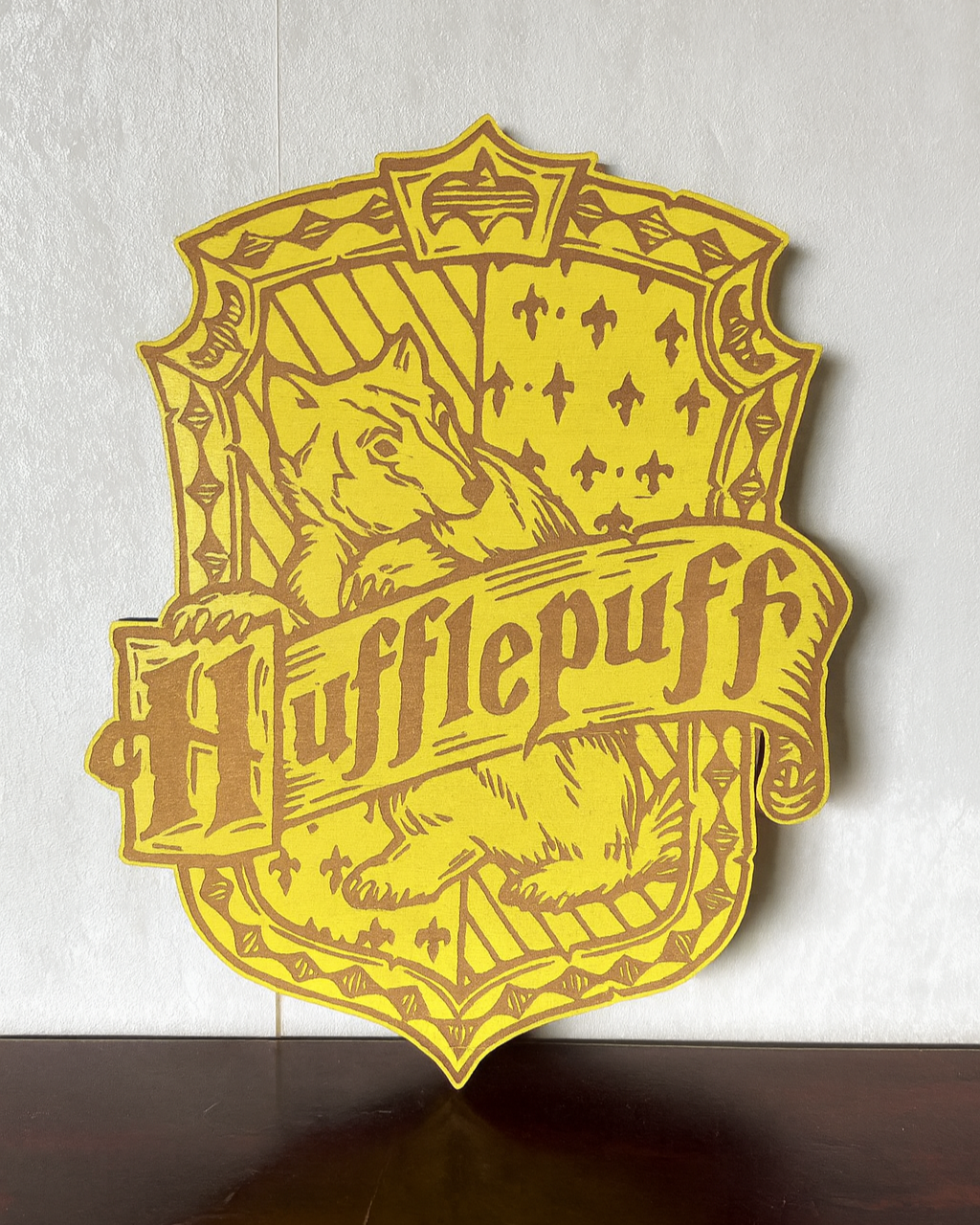 Wizard House Plaque - Style 4 - Laser Wood Designs