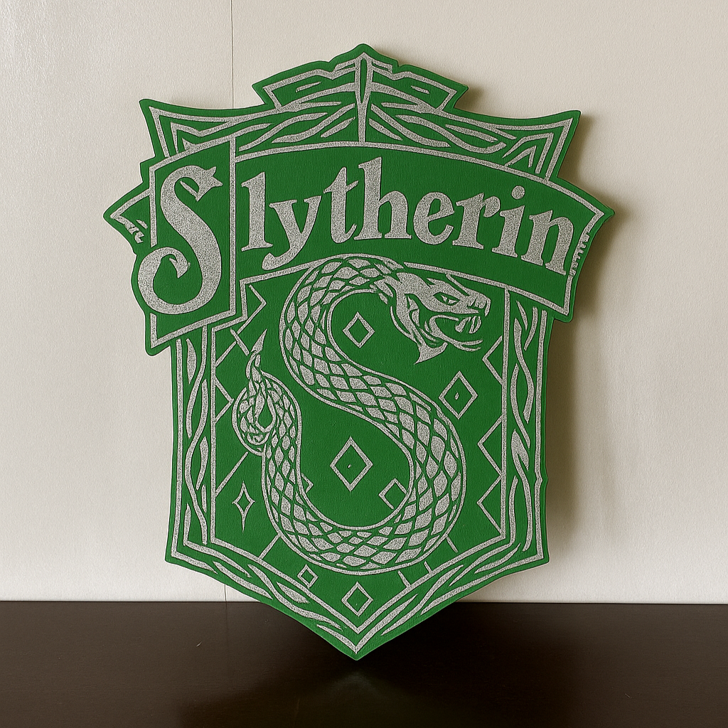 Wizard House Plaque - Style 2 - Laser Wood Designs