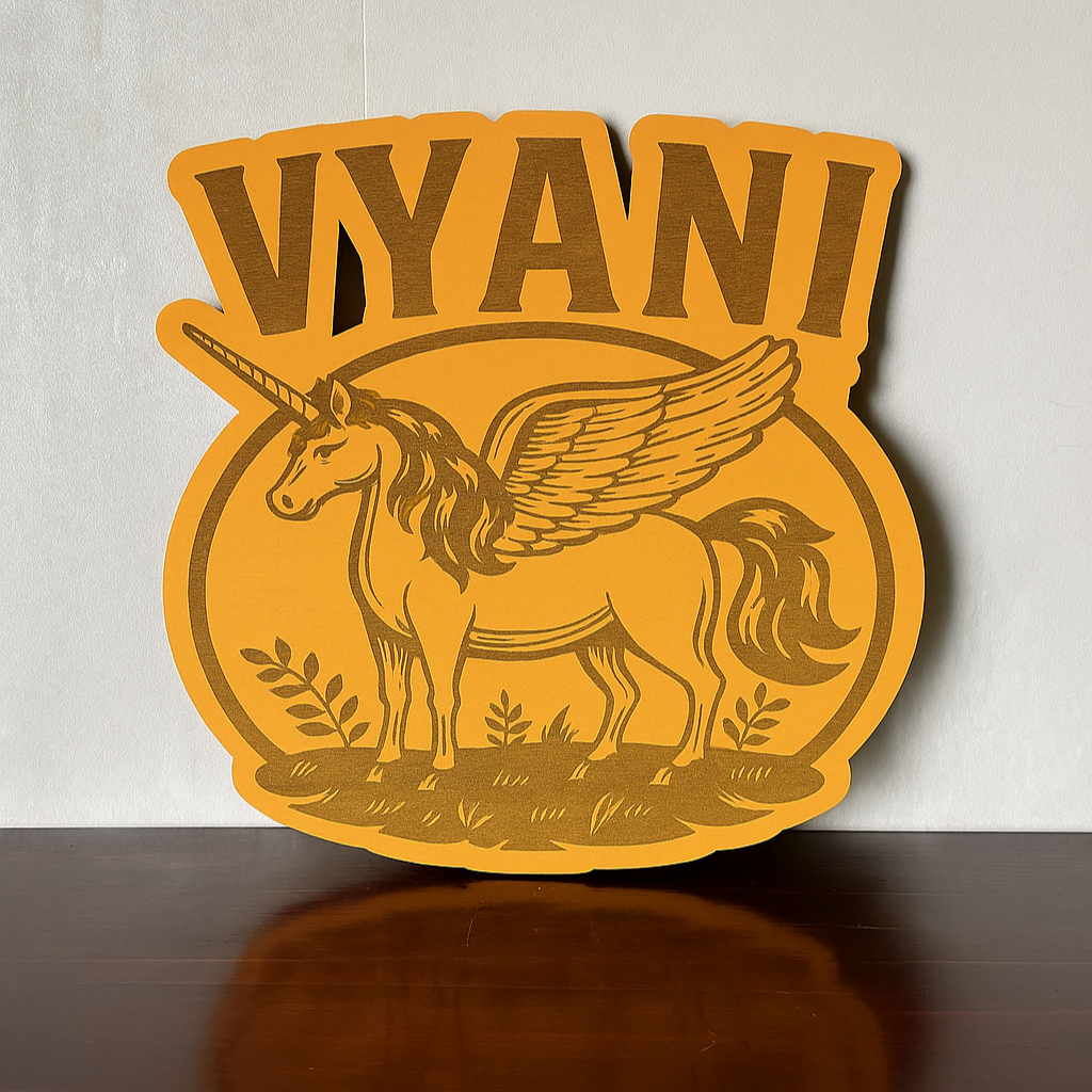 Unicorn Name - Laser Wood Designs