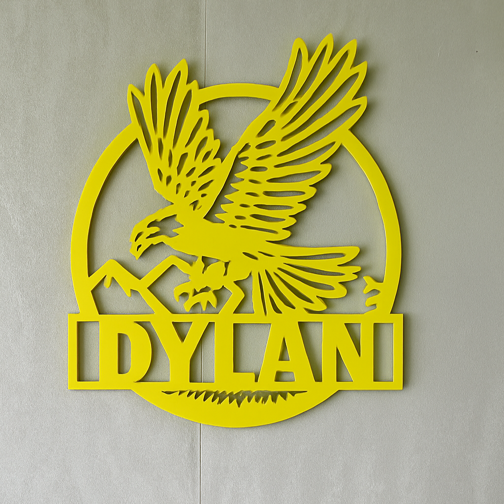 Eagle Design Name - Laser Wood Designs
