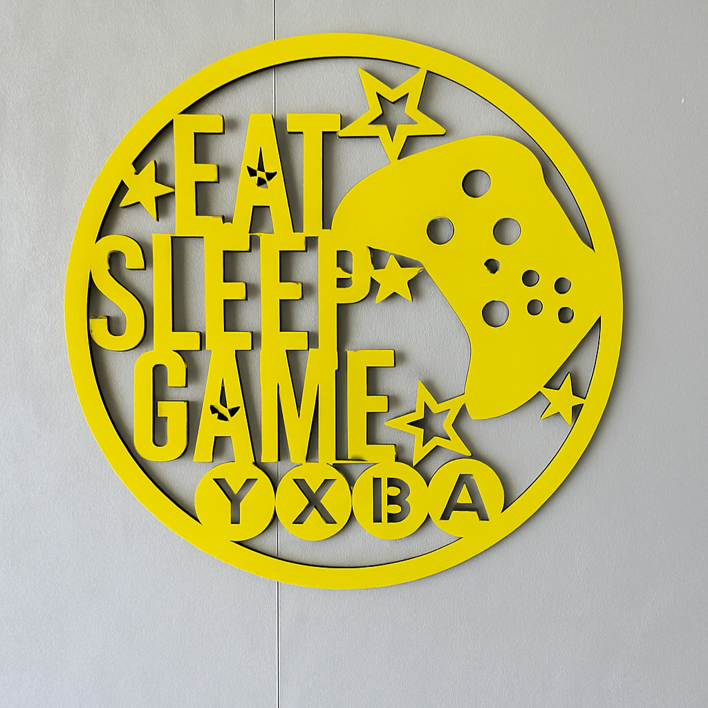 Eat Sleep Game - Laser Wood Designs